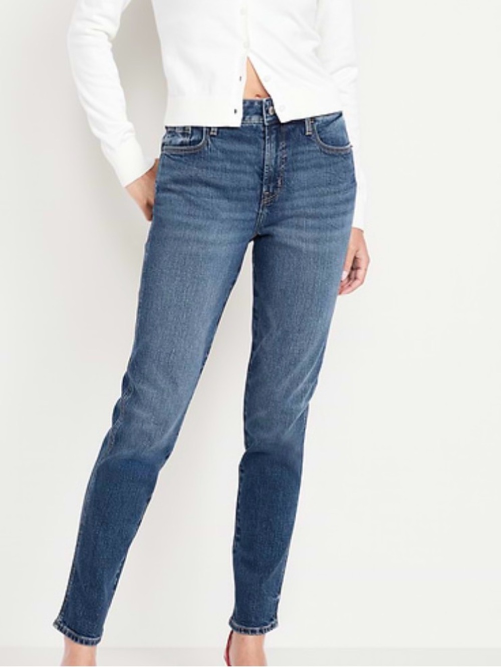 NWT Old Navy vintage slim high-rise sz 12 medium indigo